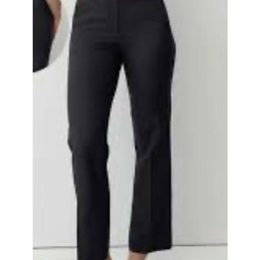 BCBGMaxAzria Black Straight-Leg Women's Pants